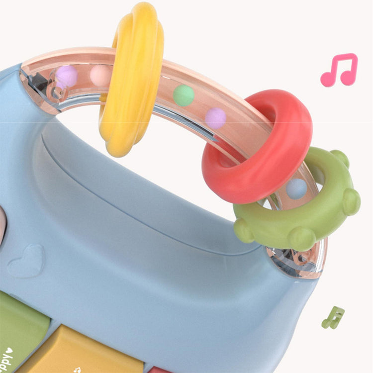 Plush Baby Rattle Toys Teether Sensory Hand Grip Toys Toddlers Babies Infant