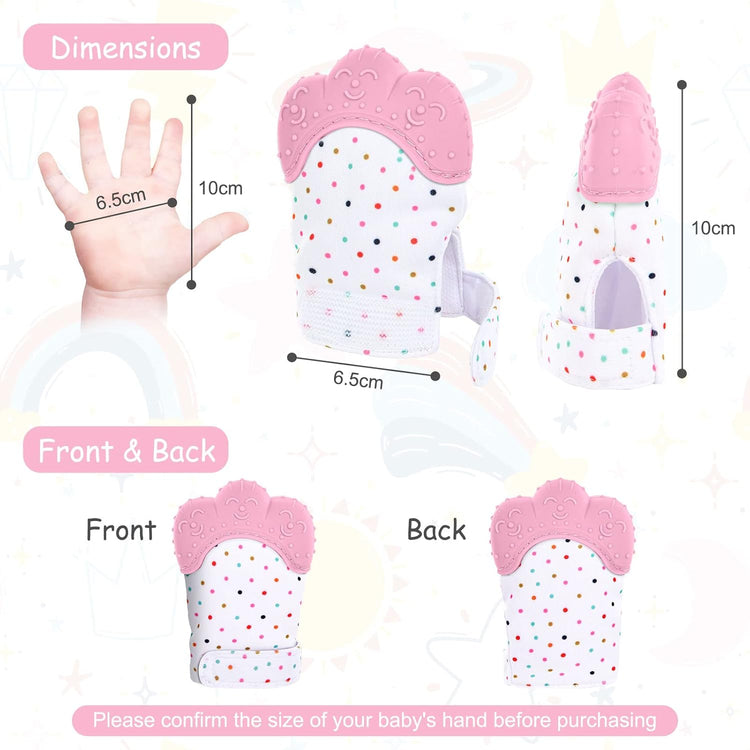 Silicone Teething Mitt