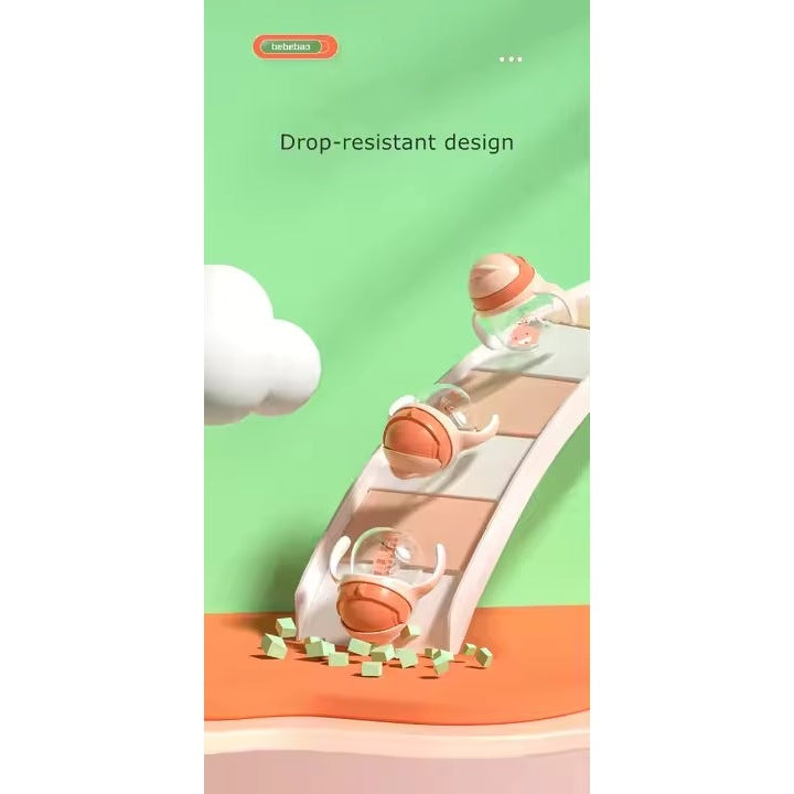 Baby Milk Bottle with Soft Nipple and Leak Proof Baby Feeding Bottle
