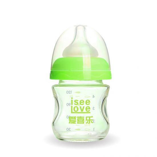 120ml 4oz Anti Colic Glass Baby Feeder