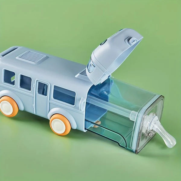 500ml Kids Water Bottles with Straw and Shoulder Strap