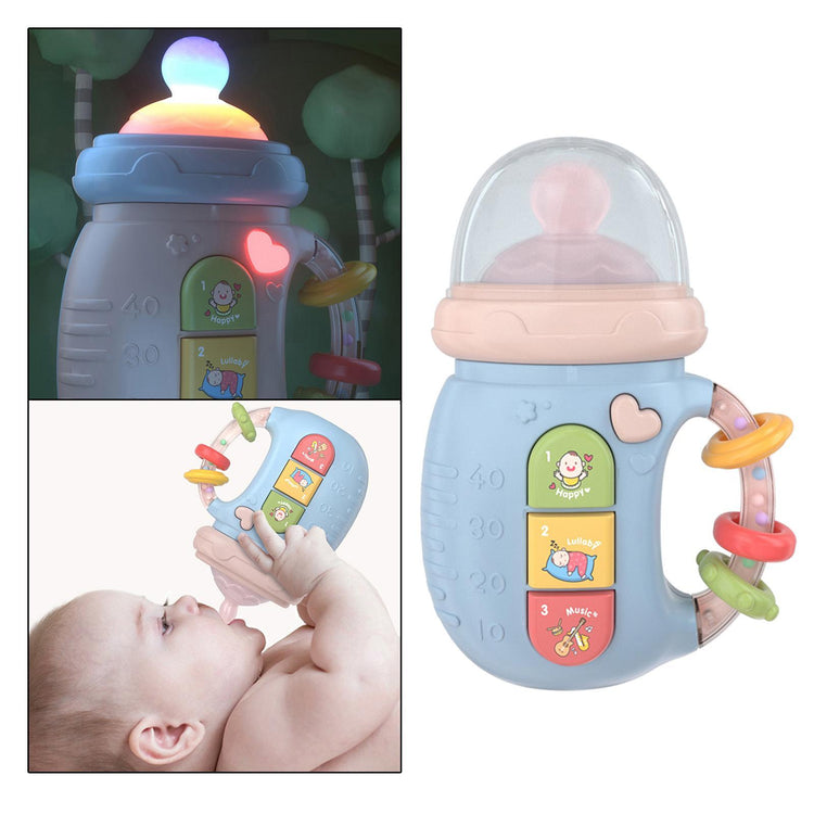 Plush Baby Rattle Toys Teether Sensory Hand Grip Toys Toddlers Babies Infant