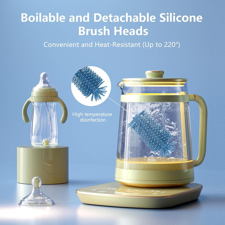 Baby Bottle Cleaner Kit with Silicone Brush