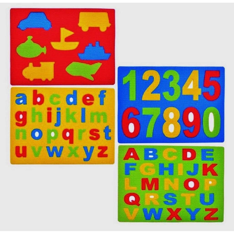Alphabet, Numbers and Shapes Foam Sponge Puzzles