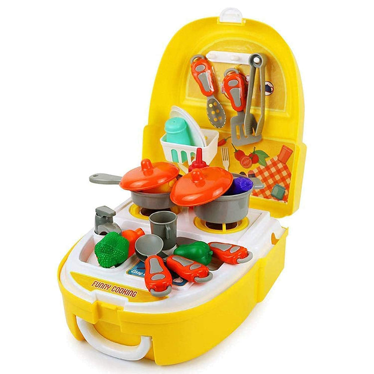 Destonl Kitchen Set Pretend Play Toys for Girls
