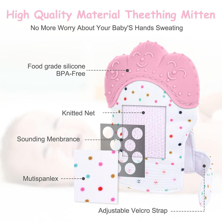 Silicone Teething Mitt