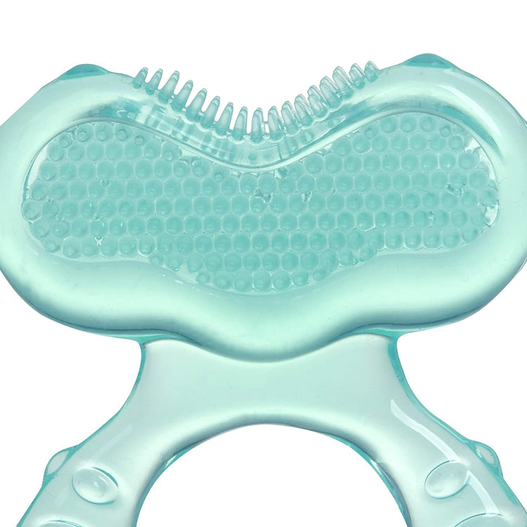 Nuby Silicone Teethe-eez Teether with Bristles, Includes Hygienic Case
