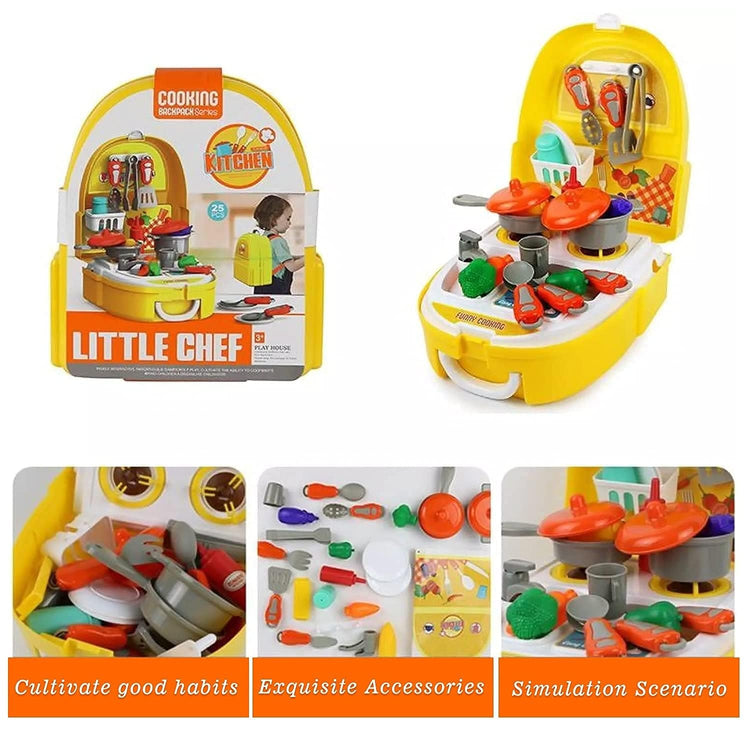 Destonl Kitchen Set Pretend Play Toys for Girls