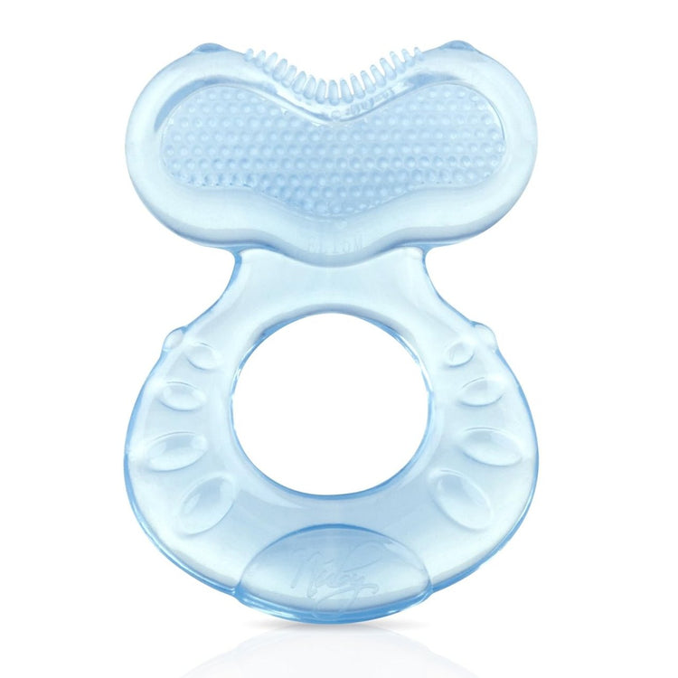 Nuby Silicone Teethe-eez Teether with Bristles, Includes Hygienic Case