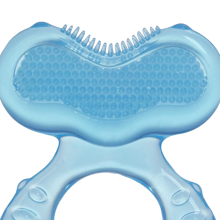Nuby Silicone Teethe-eez Teether with Bristles, Includes Hygienic Case