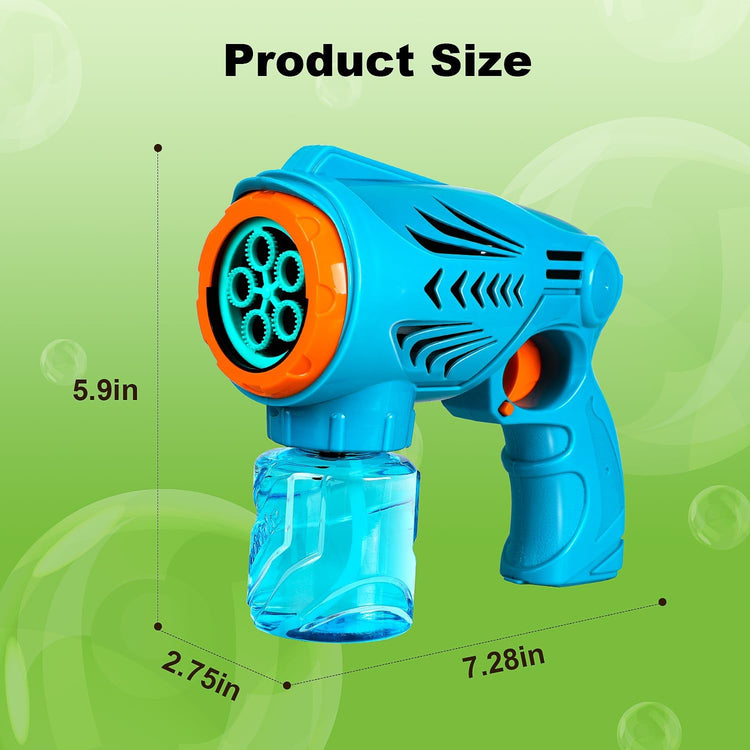 TOY Life 2 Pack Bubble Guns for Kids Bubble Machine