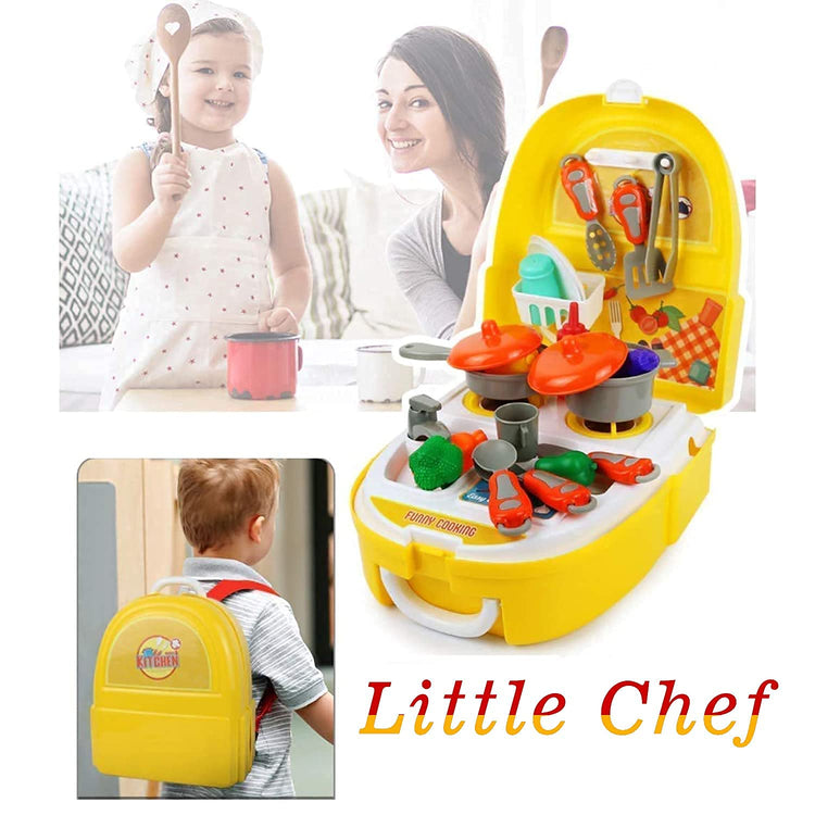 Destonl Kitchen Set Pretend Play Toys for Girls
