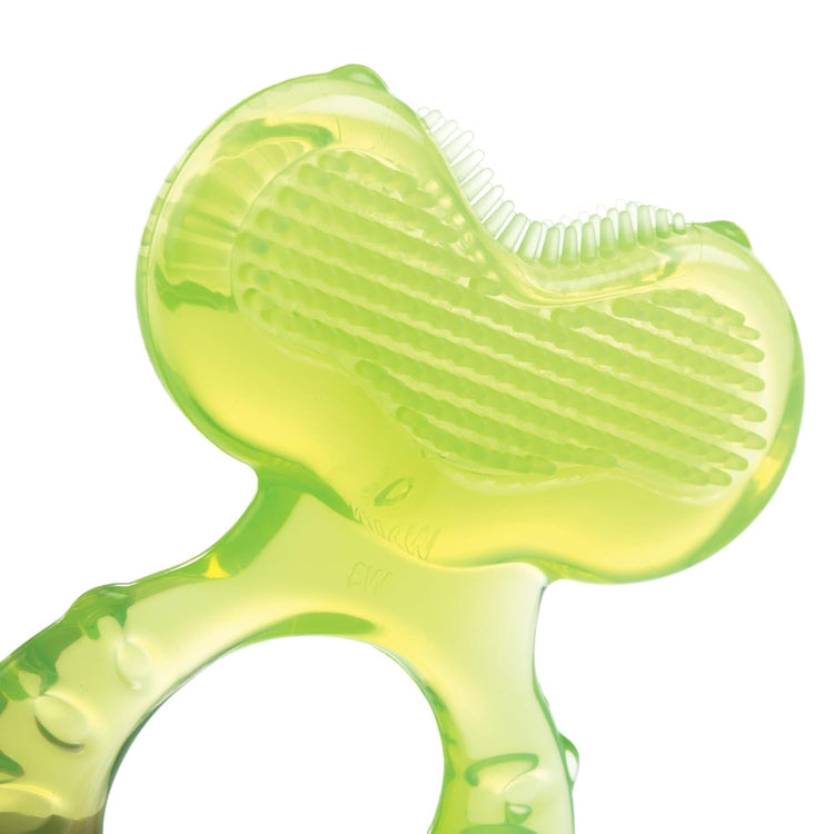 Nuby Silicone Teethe-eez Teether with Bristles, Includes Hygienic Case