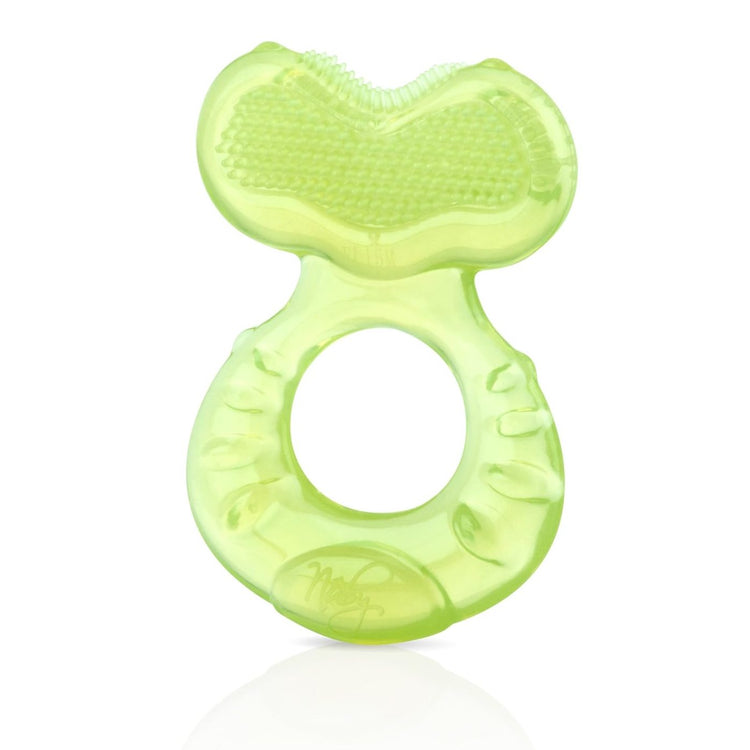Nuby Silicone Teethe-eez Teether with Bristles, Includes Hygienic Case