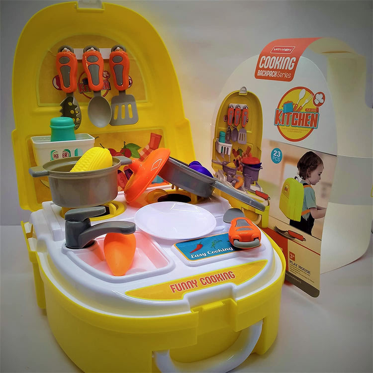 Destonl Kitchen Set Pretend Play Toys for Girls
