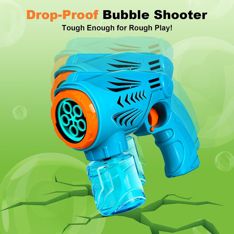 TOY Life 2 Pack Bubble Guns for Kids Bubble Machine