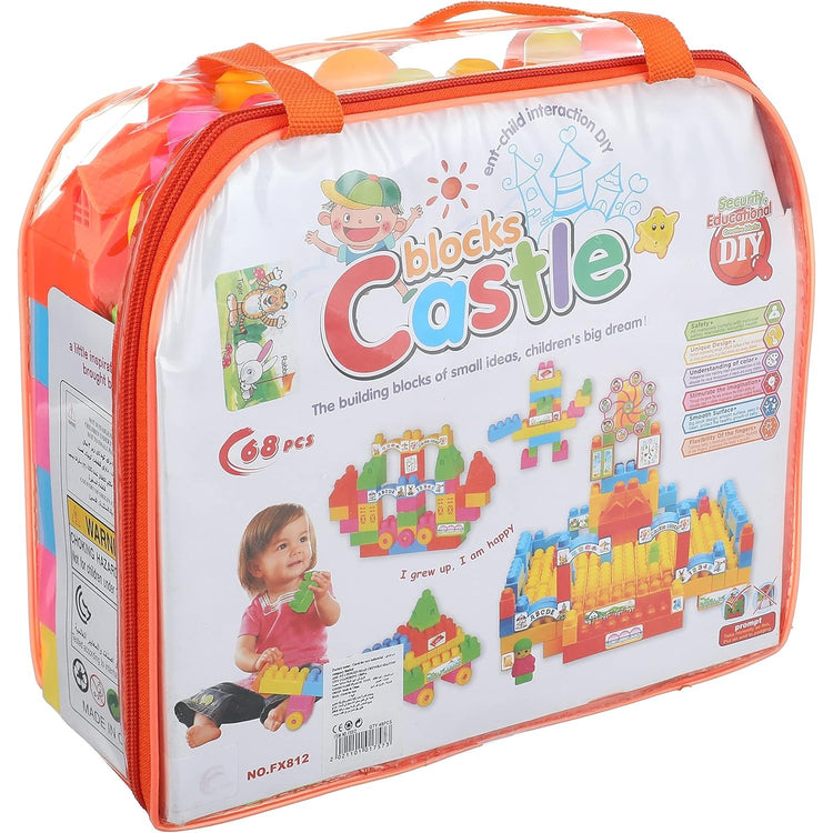 Plastic Building Blocks Castle