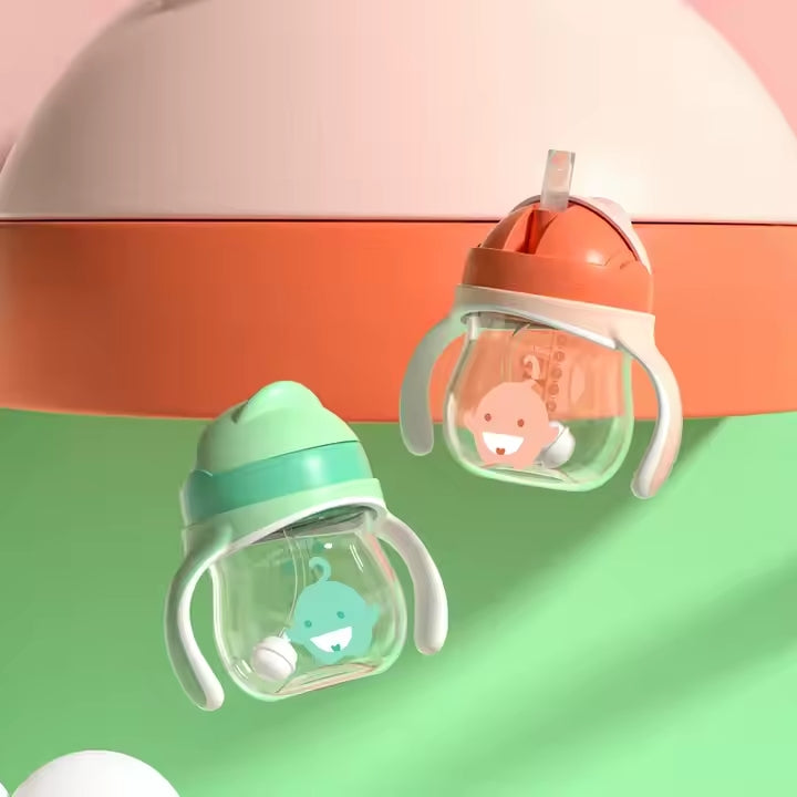 Baby Milk Bottle with Soft Nipple and Leak Proof Baby Feeding Bottle