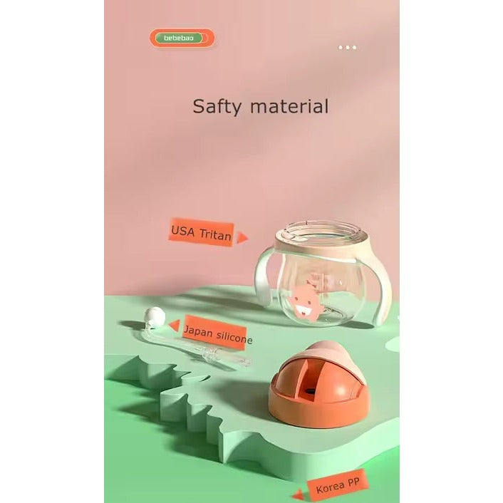 Baby Milk Bottle with Soft Nipple and Leak Proof Baby Feeding Bottle