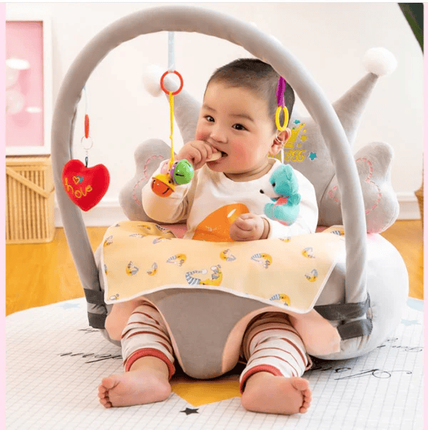Crown Floor Seat with Toy Bar