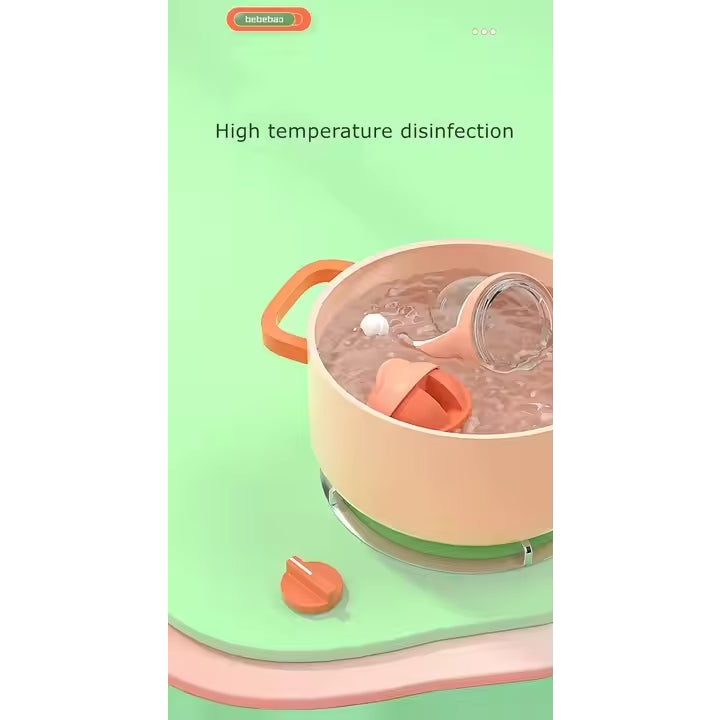 Baby Milk Bottle with Soft Nipple and Leak Proof Baby Feeding Bottle