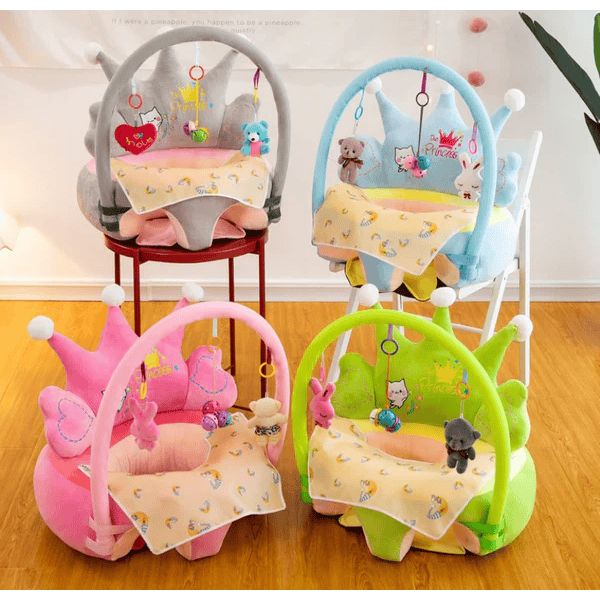 Crown Floor Seat with Toy Bar