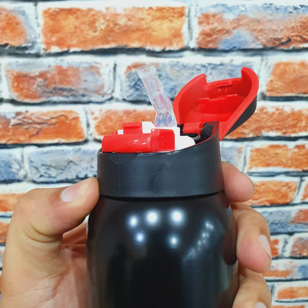 Best Imported 350ML Sport Thermos Water Bottle With Straw Insulation Cup