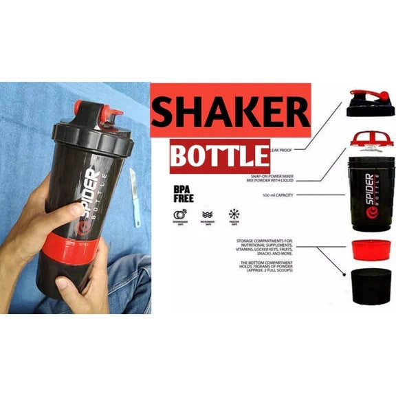 Spider Shaker 3 In 1 Sport Bottle