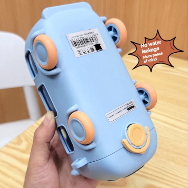 Kids Water Bottles with Straw and Shoulder Strap